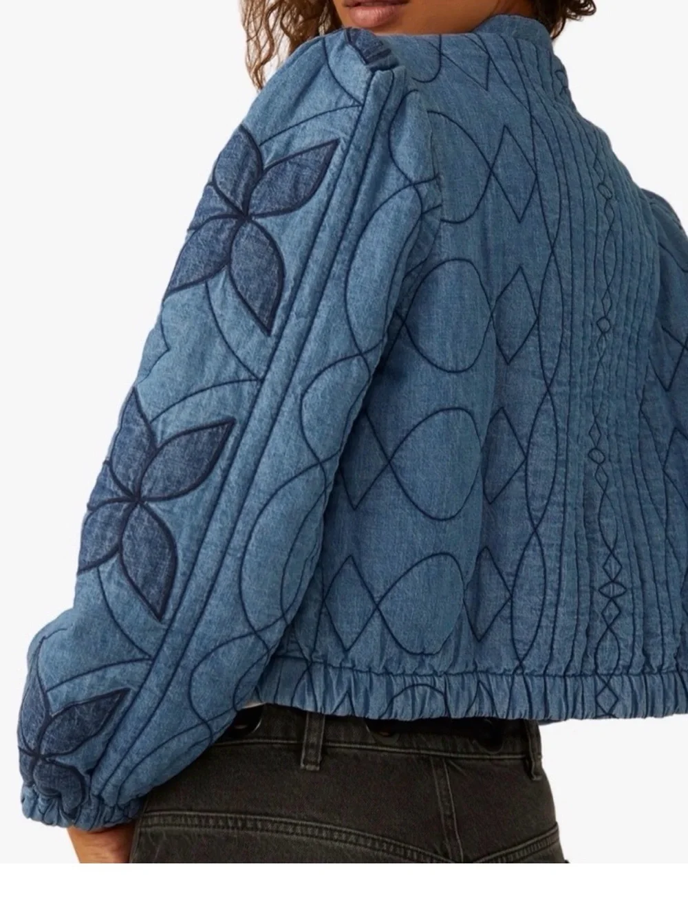 Free People Quinn Quilted Floral Jacket - Picture 2 of 10